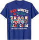 Retro Red White Blue Baby Crew Mother Baby Unit 4th Of July Men T-Shirt - T-Shirt | Royal