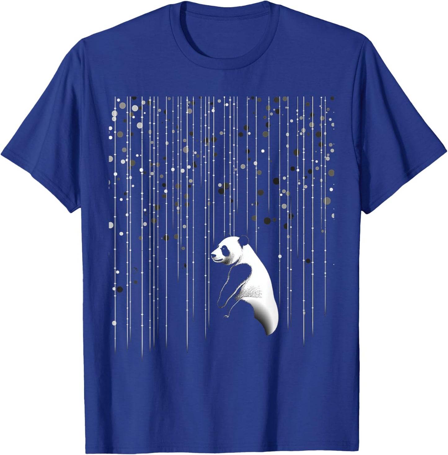 Panda Animal Graphic Art Panda T-Shirt - T-Shirt | Royal