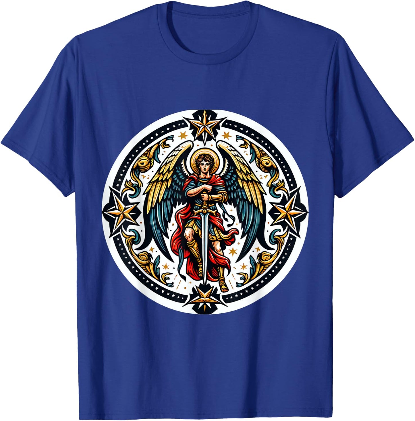 Patron Saint Michael Archangel Angels Costume T-Shirt - T-Shirt | Royal