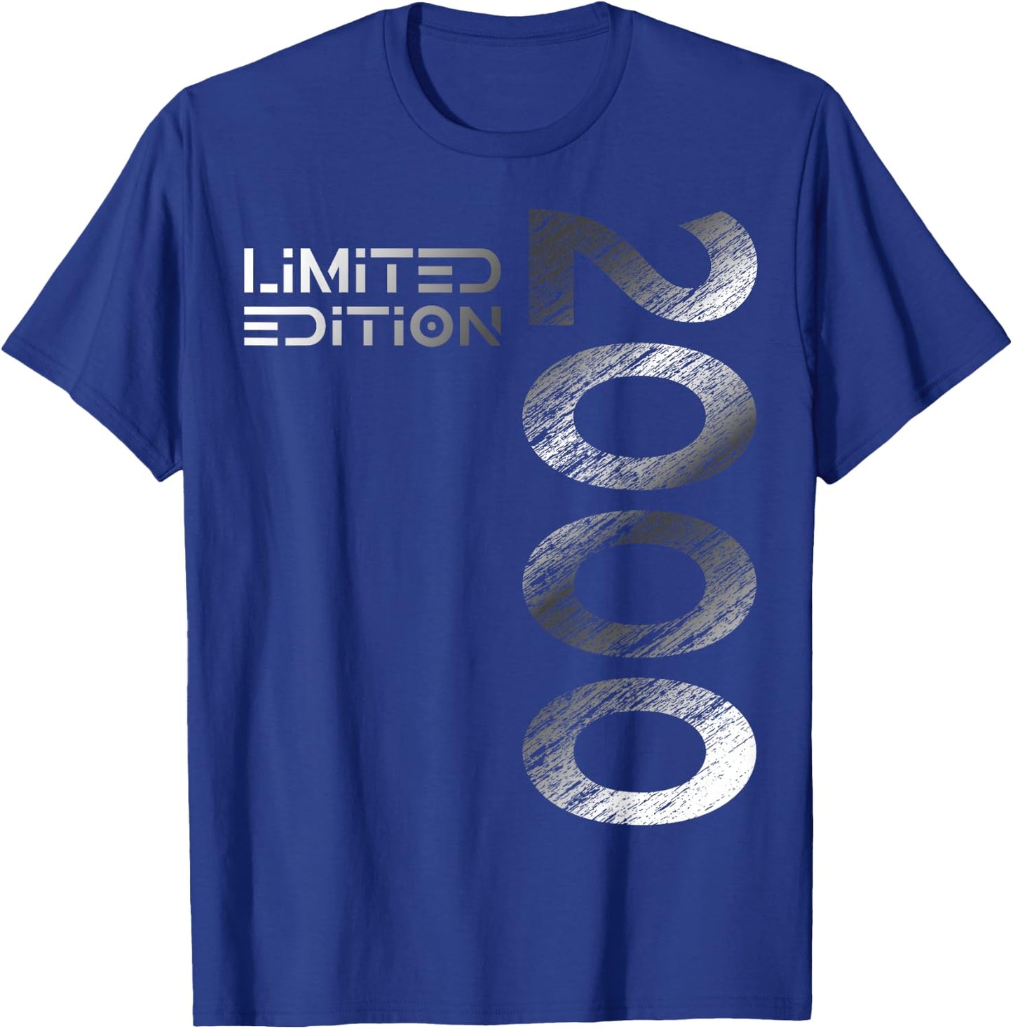 24th Birthday Limited Edition Vintage 2000 Man Woman , black T-Shirt - T-Shirt | Royal