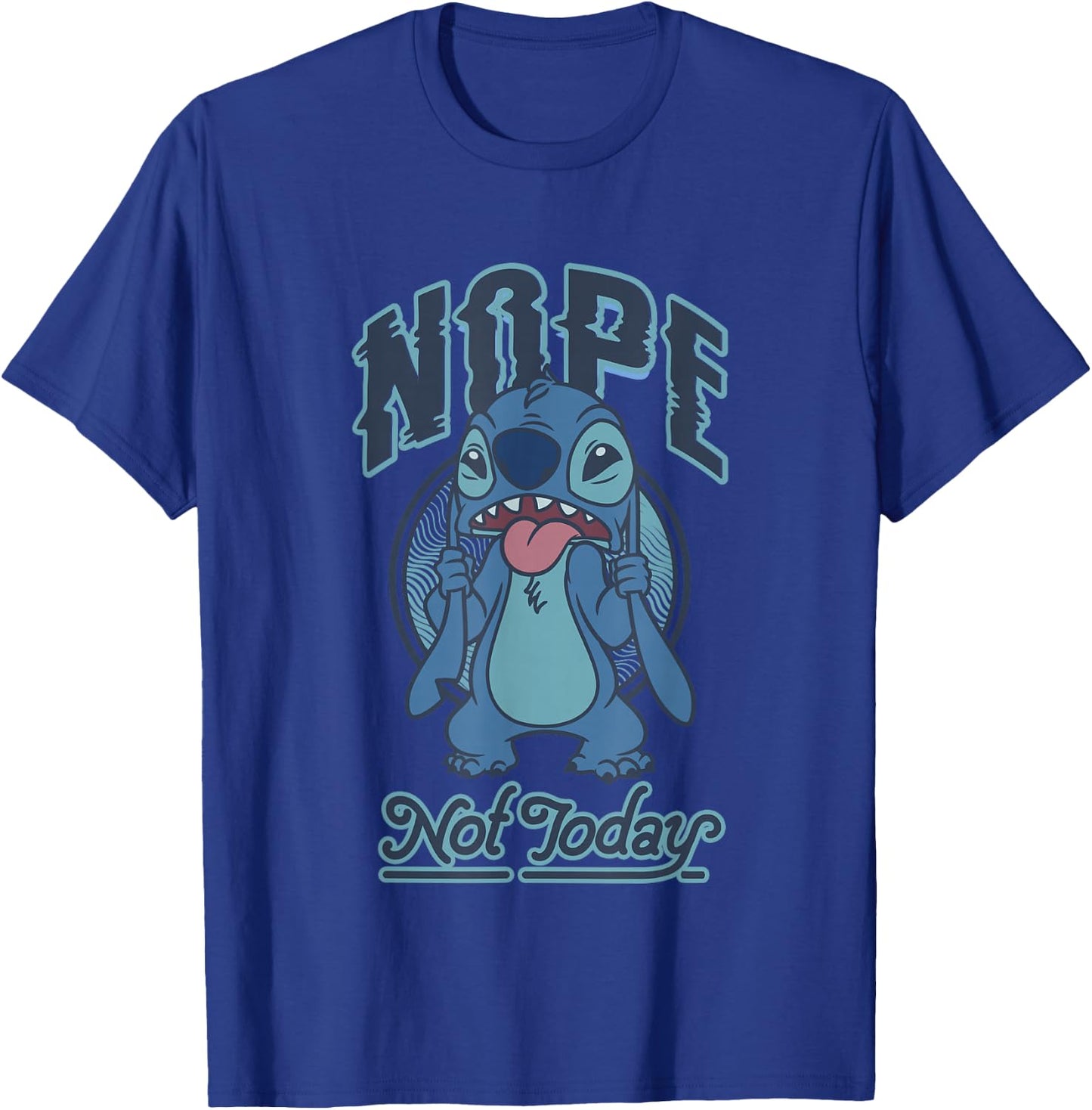 Disney Lilo & Stitch Nope Not Today Grumpy Stitch T-Shirt - T-Shirt | Royal