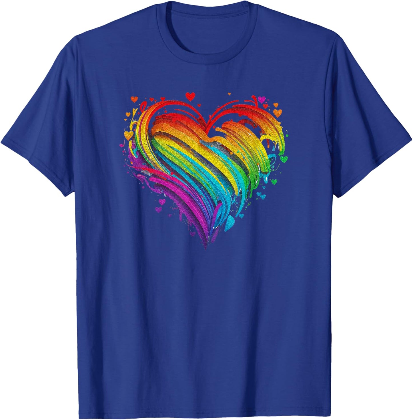 CSD LGBT Rainbow LGBTQ Heart Pride Love Just Love , black T-Shirt - T-Shirt | Royal