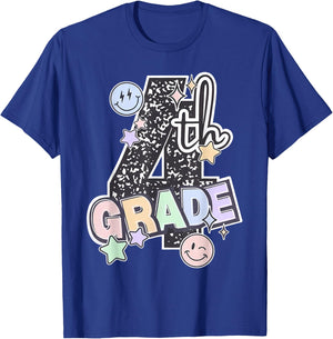 Fourth Grade 4th Grade Composition Notebook Teachers T-Shirt - T-Shirt | Royal