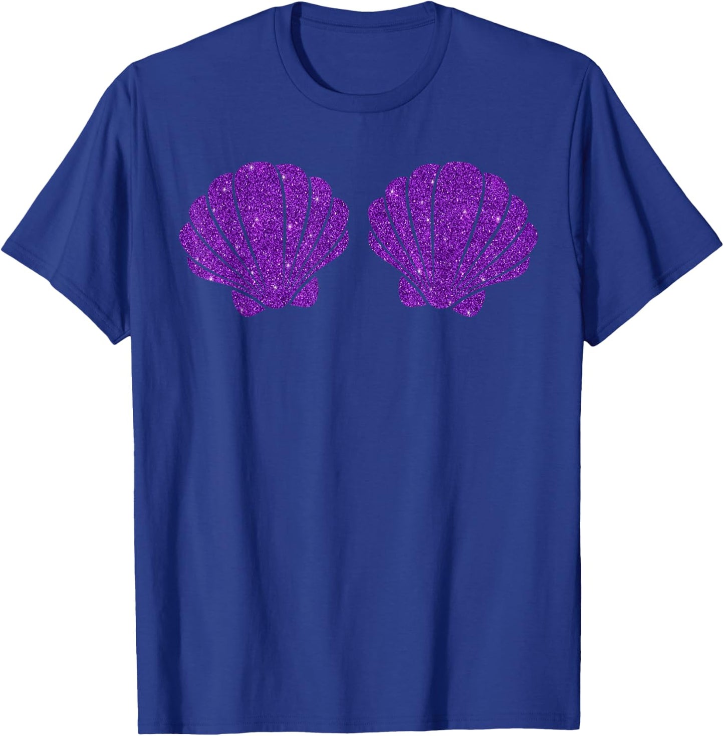 Mermaid SeaShell Costume Women, Cute Halloween Girl Costume T-Shirt - T-Shirt | Royal