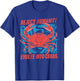 Crab Meme Funny Oddly Specific Meme Reject Humanity Evolve Into Crabs -Adults Classic Casual Black Small Short Sleeve T-Shirt - T-Shirt | Royal