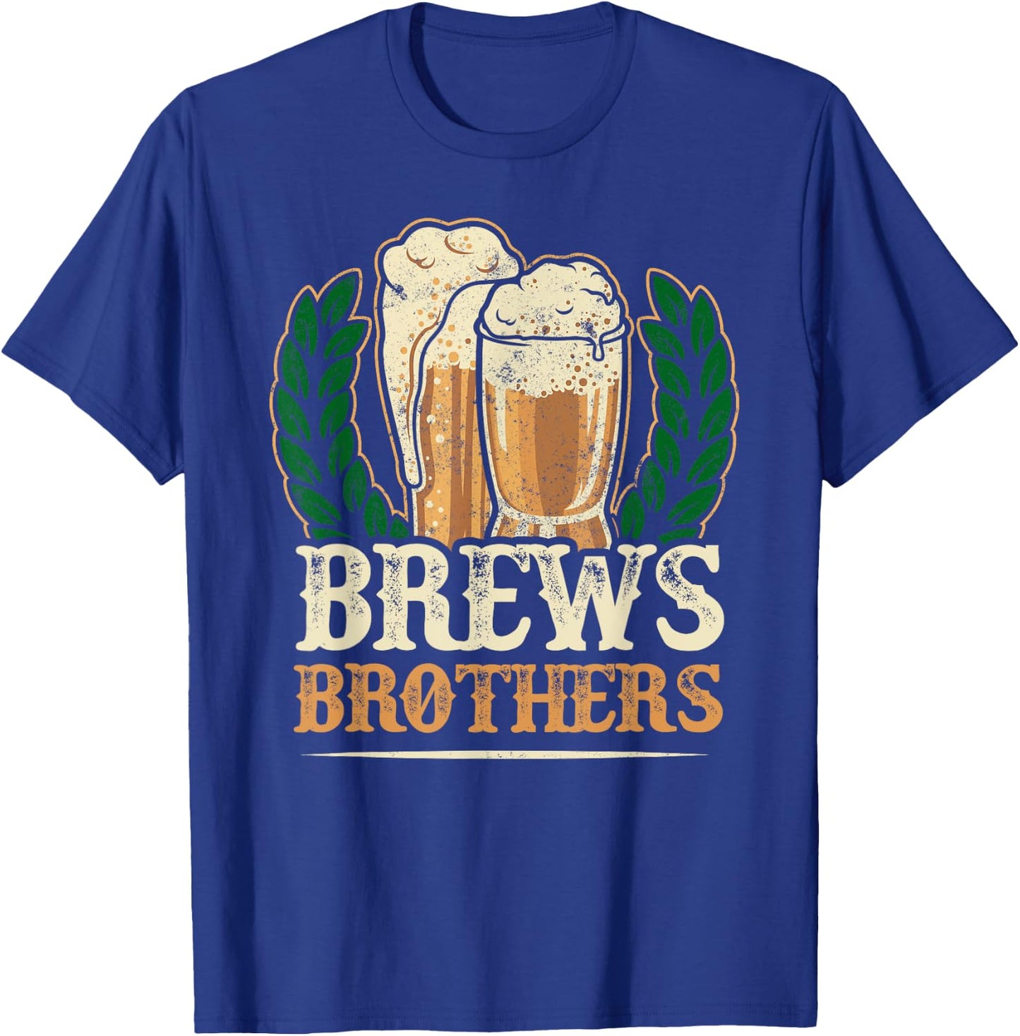 Home Brewer Beer Brews Brothers T-Shirt - T-Shirt | Royal