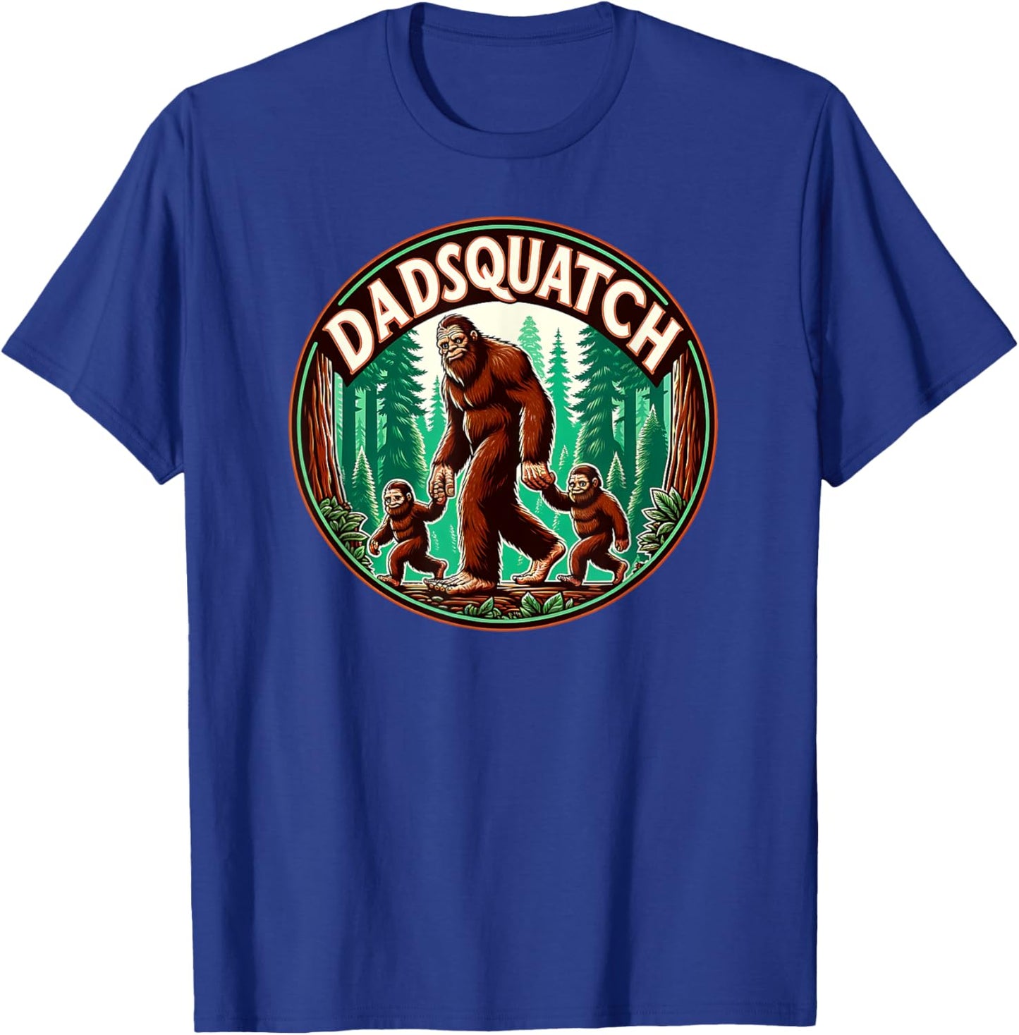 Autism Dad Bigfoot Sasquatch T-Shirt - T-Shirt | Royal