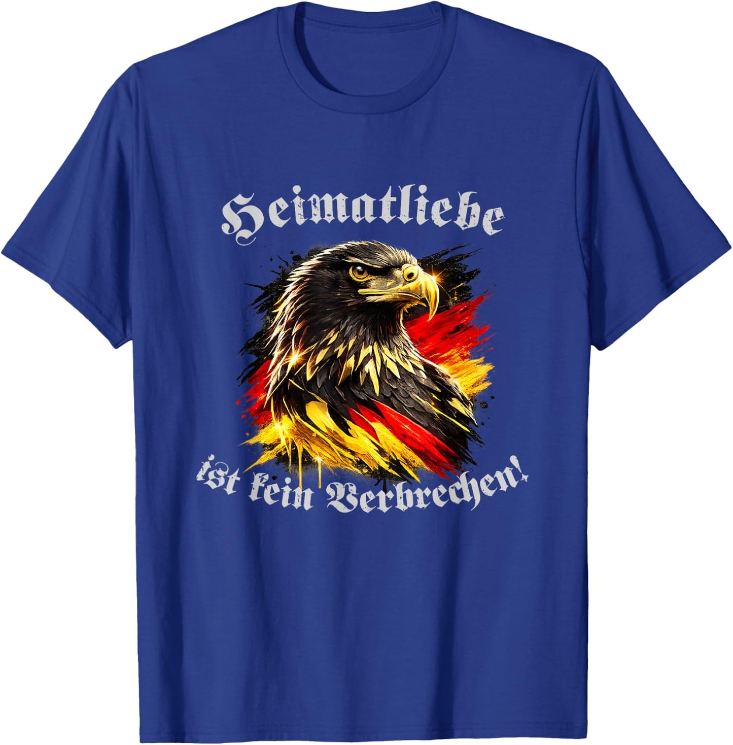 Heimatliebe ist kein Verbrechen! Deutscher Adler Klassik T-Shirt - T-Shirt | Royal