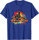 Boston City Skyline Colorful Art Women T-Shirt - T-Shirt | Royal