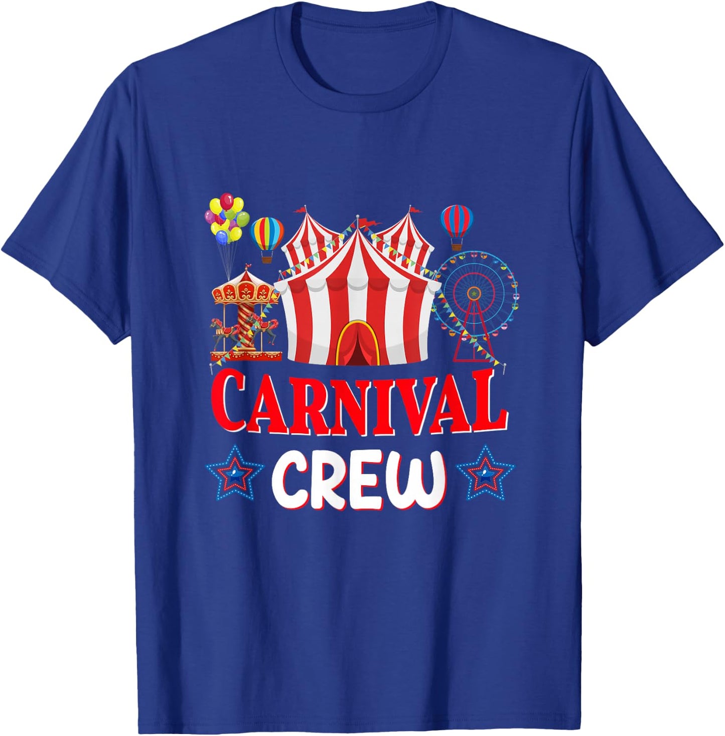 Carnival Crew Circus Costume Circus Theme Outfits For Girls T-Shirt - T-Shirt | Royal