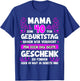 with German Text "Mama du hast ja bereits uns 40th Birthday", black T-Shirt - T-Shirt | Royal