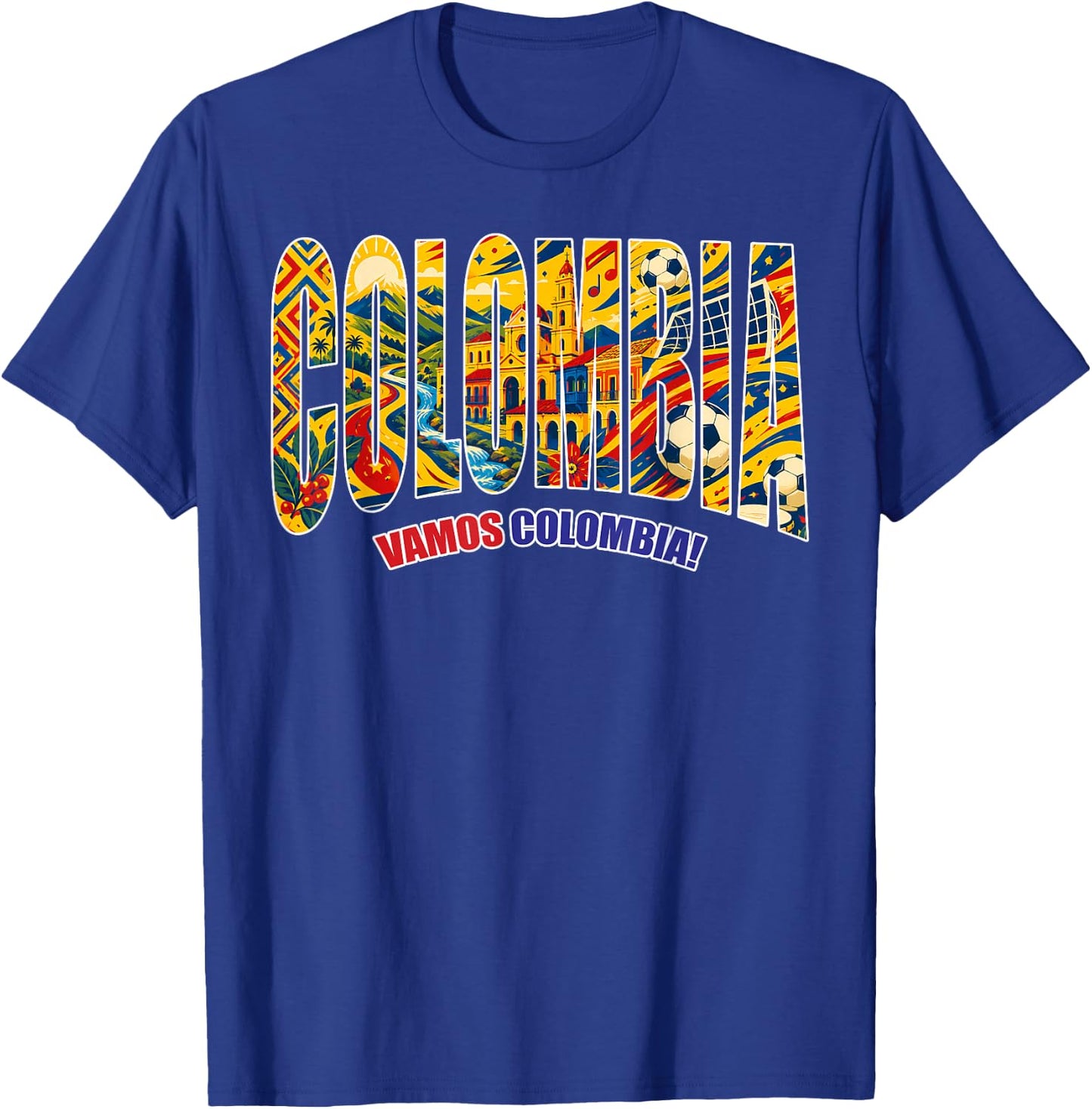 Colombia Country Colombian Flag Women Kids T-Shirt - T-Shirt | Royal