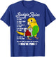 Parrot House Rules: It's Mine I Yellow Budgie Budgerigar T-Shirt - T-Shirt | Royal