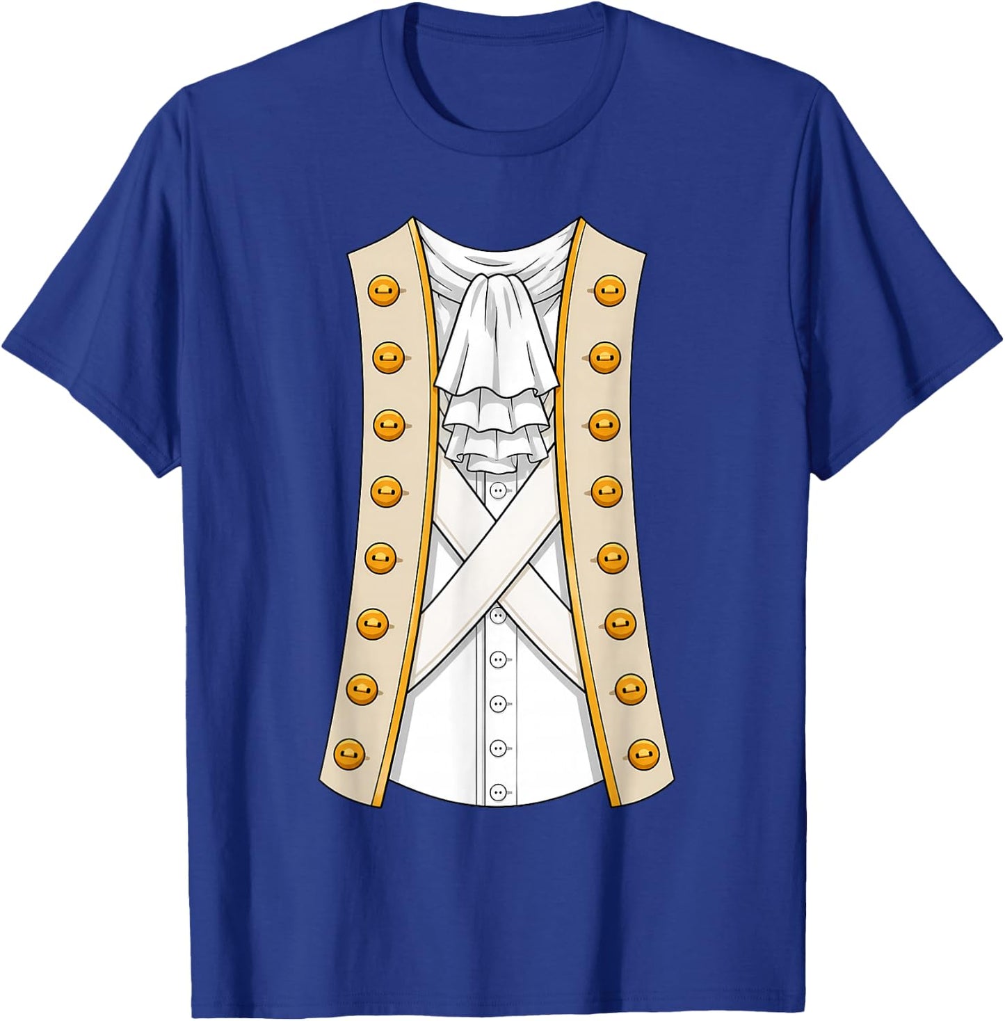 George Washington Revolutionary War Costume T-Shirt - T-Shirt | Royal