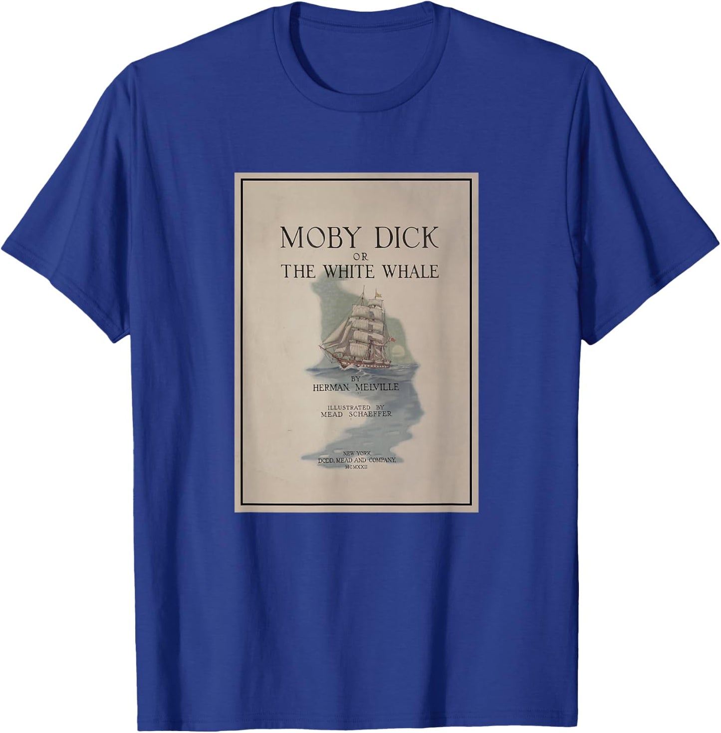 Moby Dick Cover T-Shirt - T-Shirt | Royal