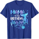 Mama Of The Birthday Mermaid Family Matching Party Squad T-Shirt - T-Shirt | Royal