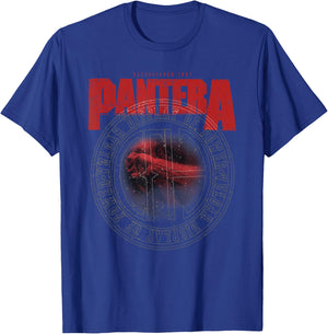 Pantera Official Vulgar Display of Power Circle , black T-Shirt - T-Shirt | Royal