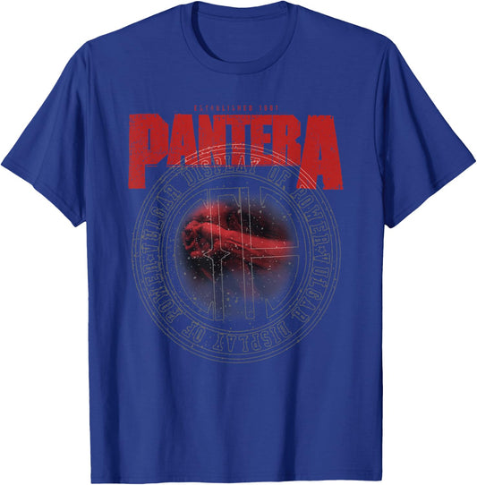 Pantera Official Vulgar Display of Power Circle , black T-Shirt - T-Shirt | Royal