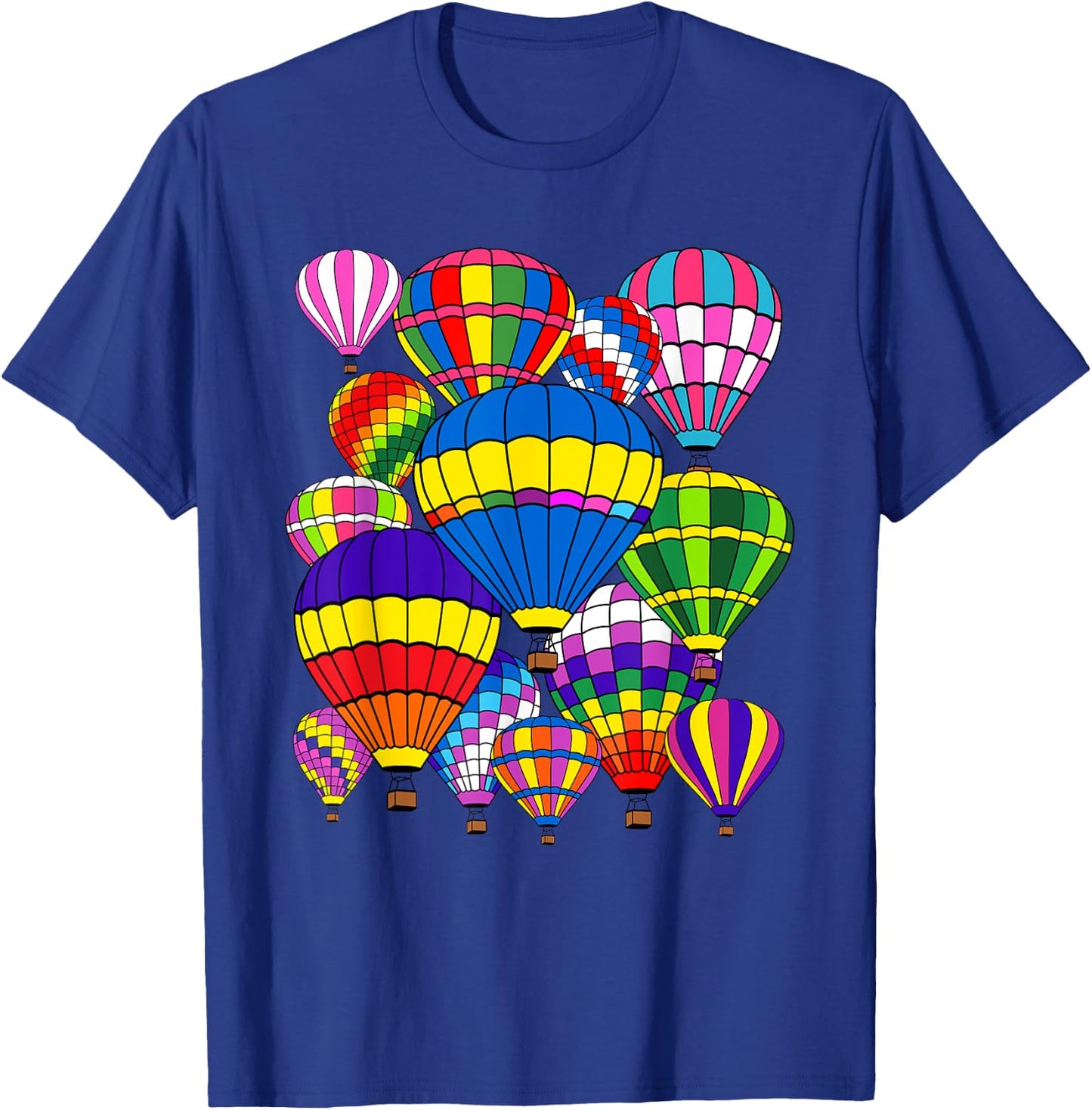 Funny Hot Air Balloon Festival Balloonist Fly Ballooning T-Shirt - T-Shirt | Royal