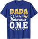 Crown 1st Birthday Daddy Dada Of Notorious One T-Shirt - T-Shirt | Royal