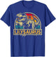 Lilysaurus T Rex Dinosaur Lily Saurus Family Matching T-Shirt - T-Shirt | Royal