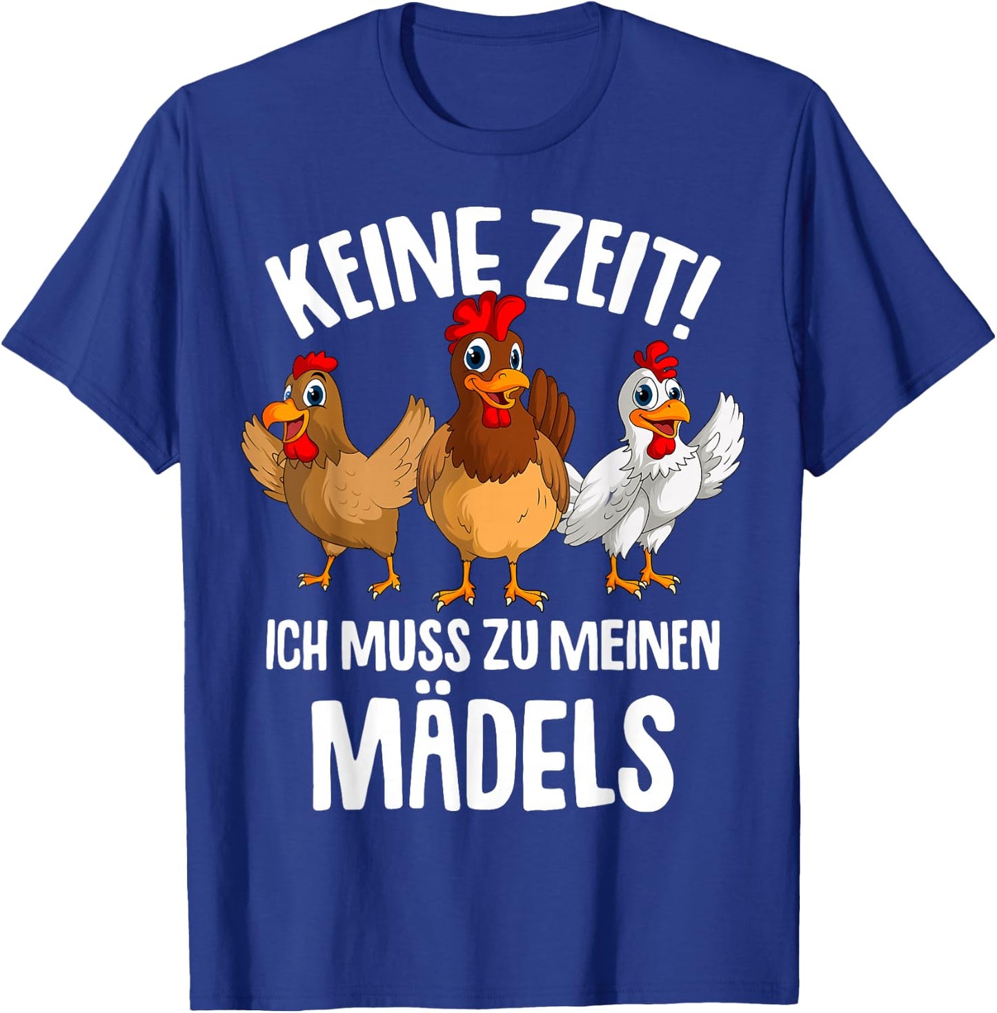 Chicken Farmer Chicken , black T-Shirt - T-Shirt | Royal