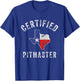 Texas Smoked Meat BBQ Pitmaster Grilling Retro Vintage Gift T-Shirt - T-Shirt | Royal