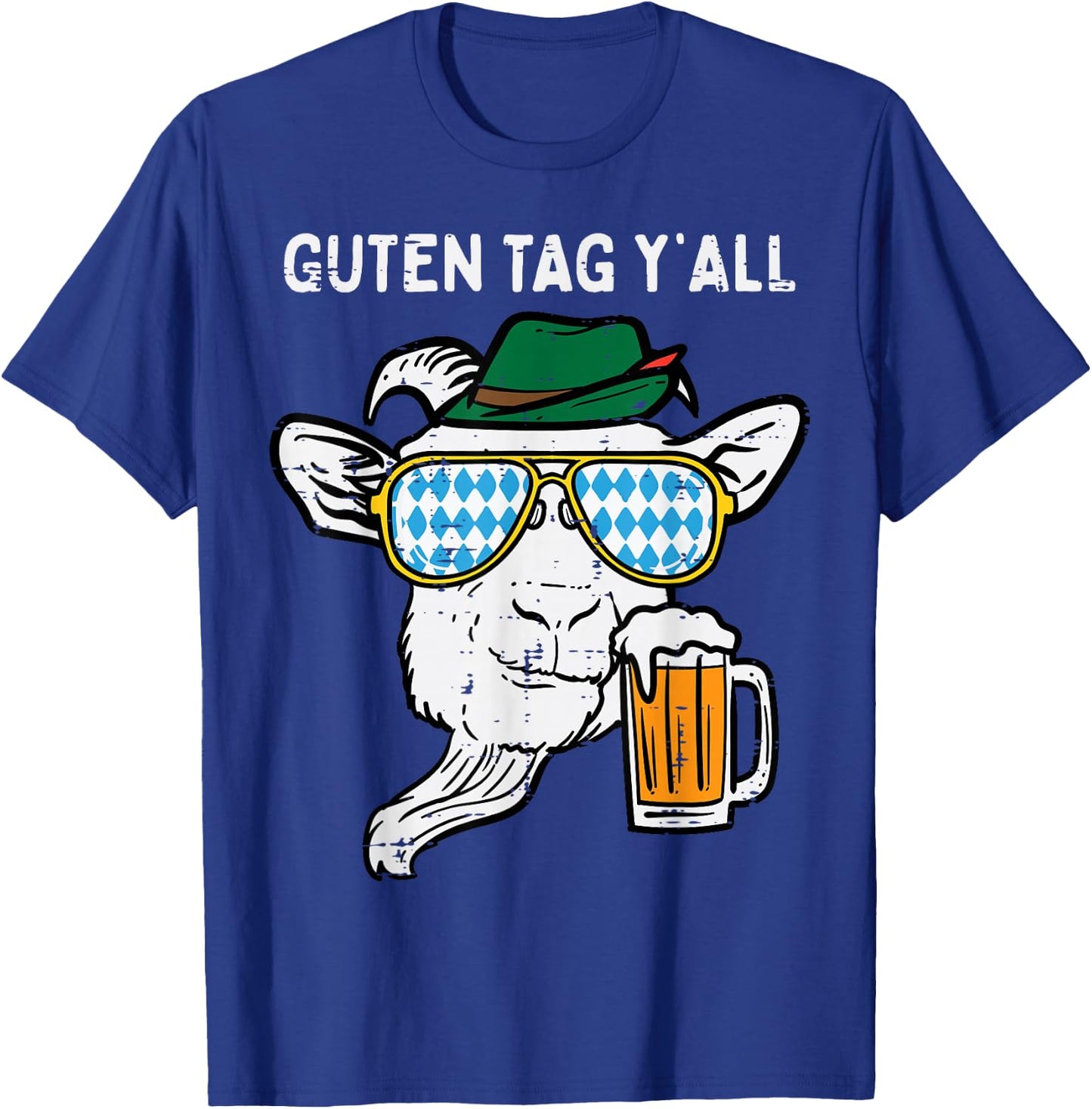 Goat Bavarian Octoberfest German Oktoberfest Men Women T-Shirt - T-Shirt | Royal