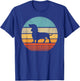 Dachshund Retro Vintage 60s 70s Sunset Wiener Dog Lovers Men T-Shirt - T-Shirt | Royal