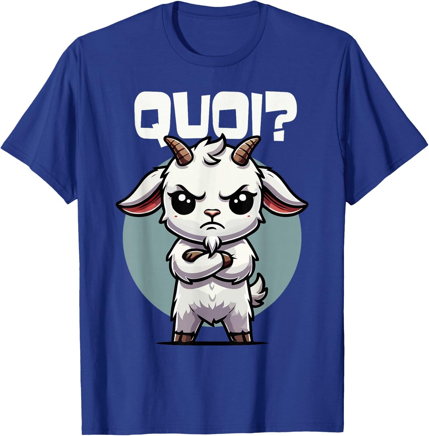 Goat Funny Girls Boys Goats , Black, S T-Shirt - T-Shirt | Royal