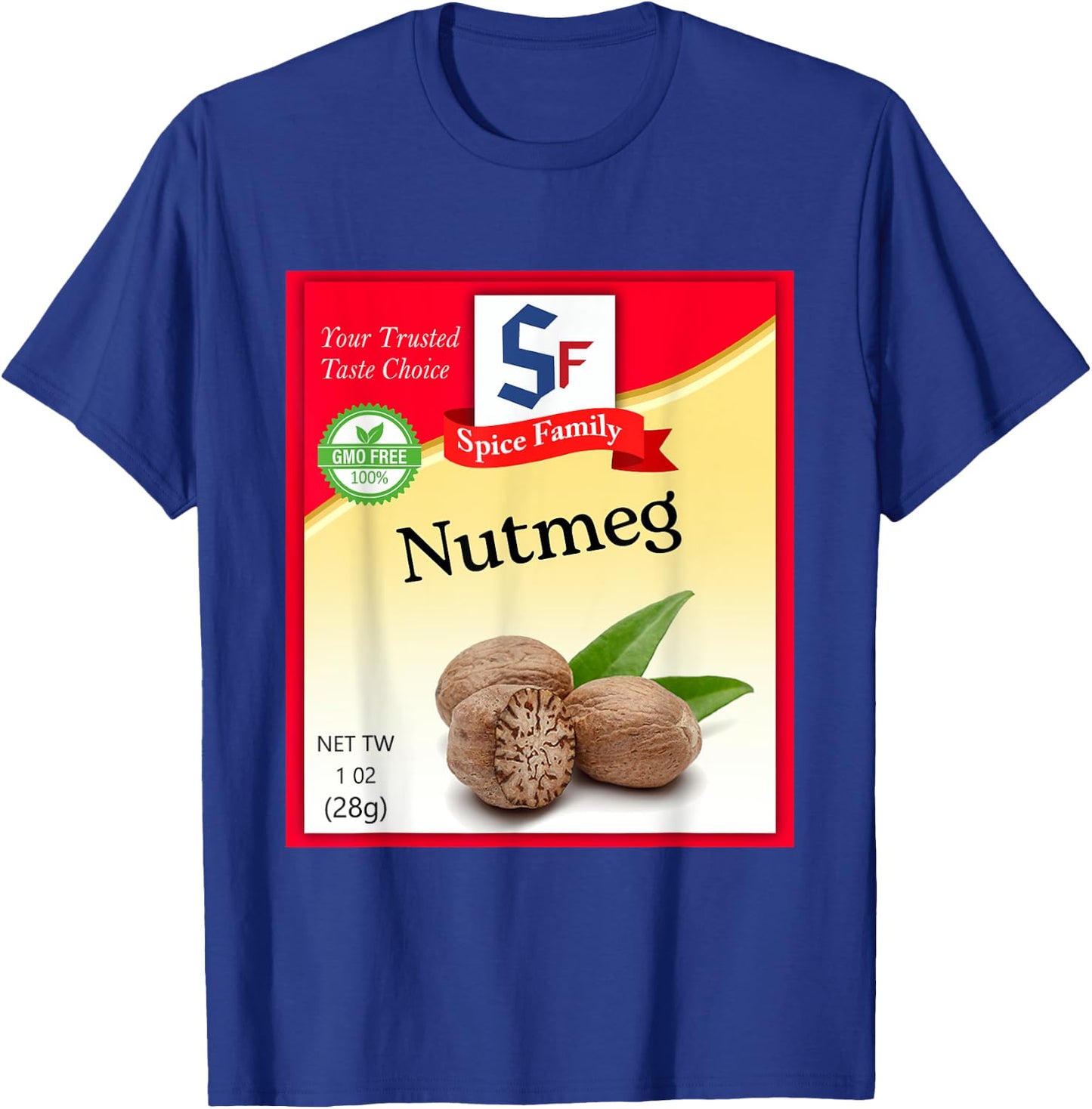 Nutmeg Spice Condiment Costume Holiday Spice Group Costumes T-Shirt - T-Shirt | Royal