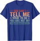 You Cant Tell Me What to Do You're Not My Granddaughter T-Shirt - T-Shirt | Royal