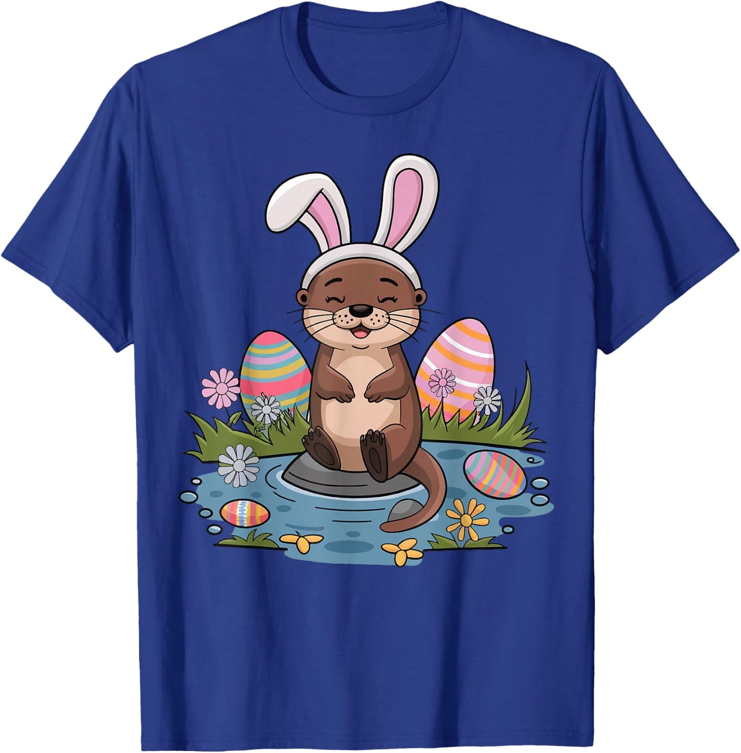 Easter Otter T-Shirt - T-Shirt | Royal