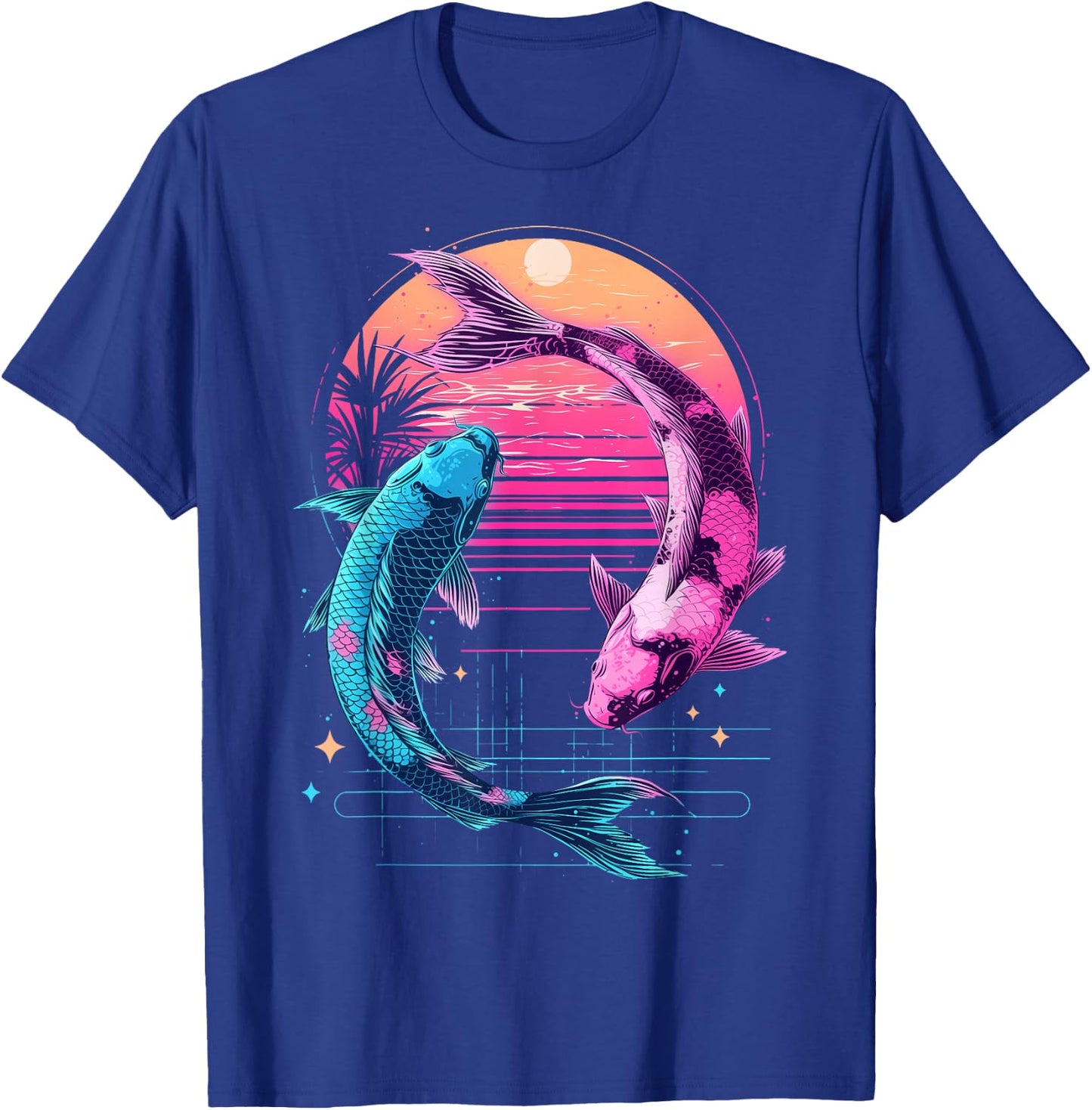 Koi Japonais Aesthtetic Japon T-Shirt - T-Shirt | Royal