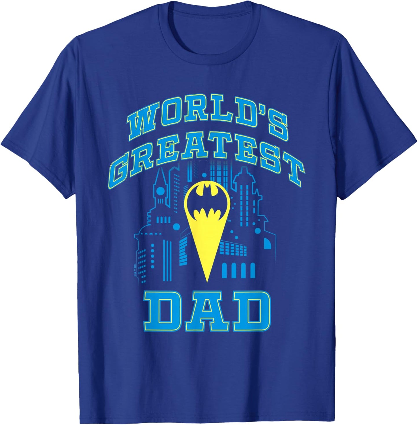 Batman Father's Day World's Greatest Dad T-Shirt - T-Shirt | Royal