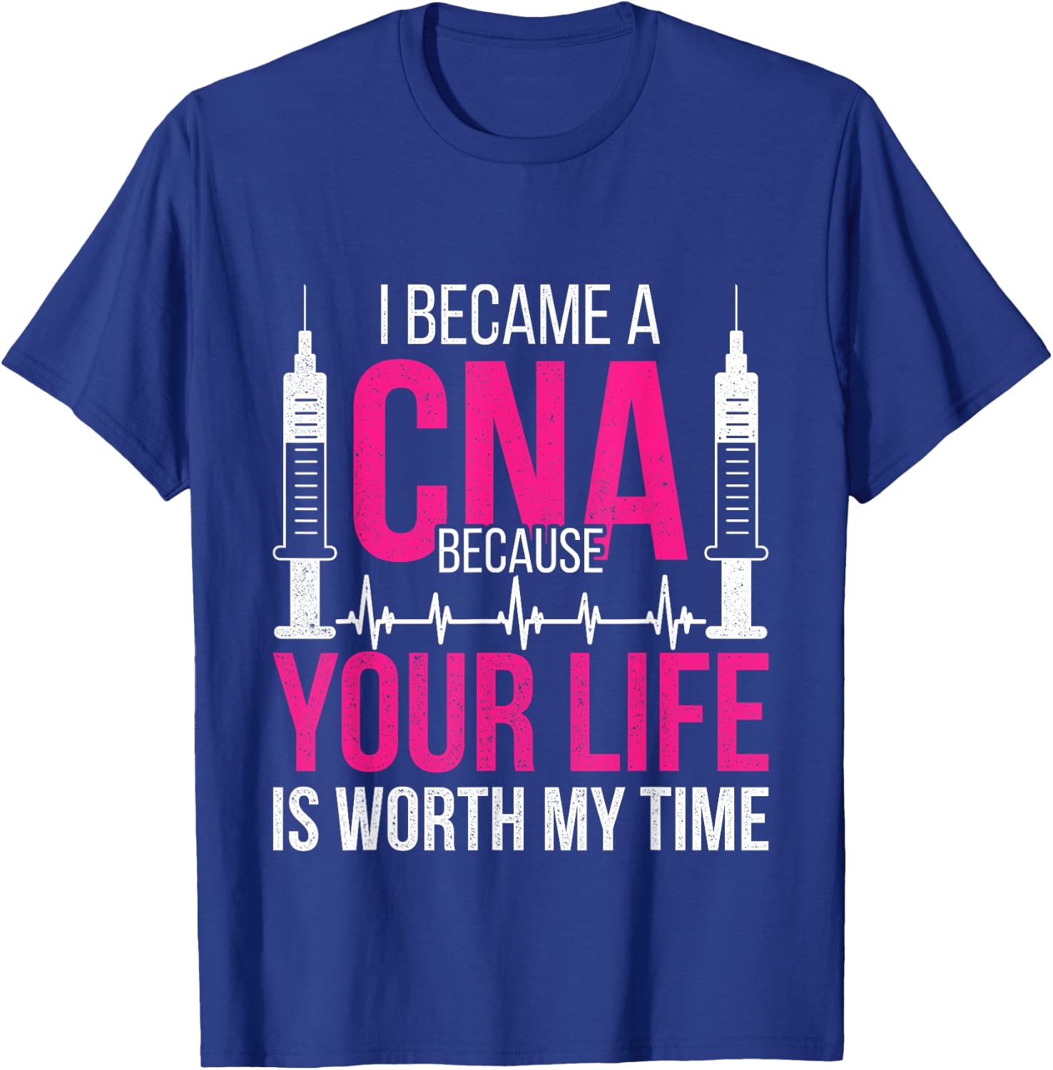 I Became A CNA Shirt Nursing Assistant Gift T-Shirt - T-Shirt | Royal