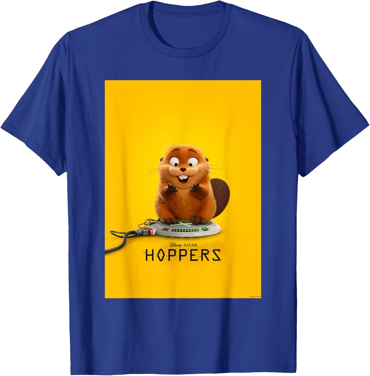 Disney and Pixar's Hoppers Robot Beaver Mabel Poster Art T-Shirt - T-Shirt | Royal