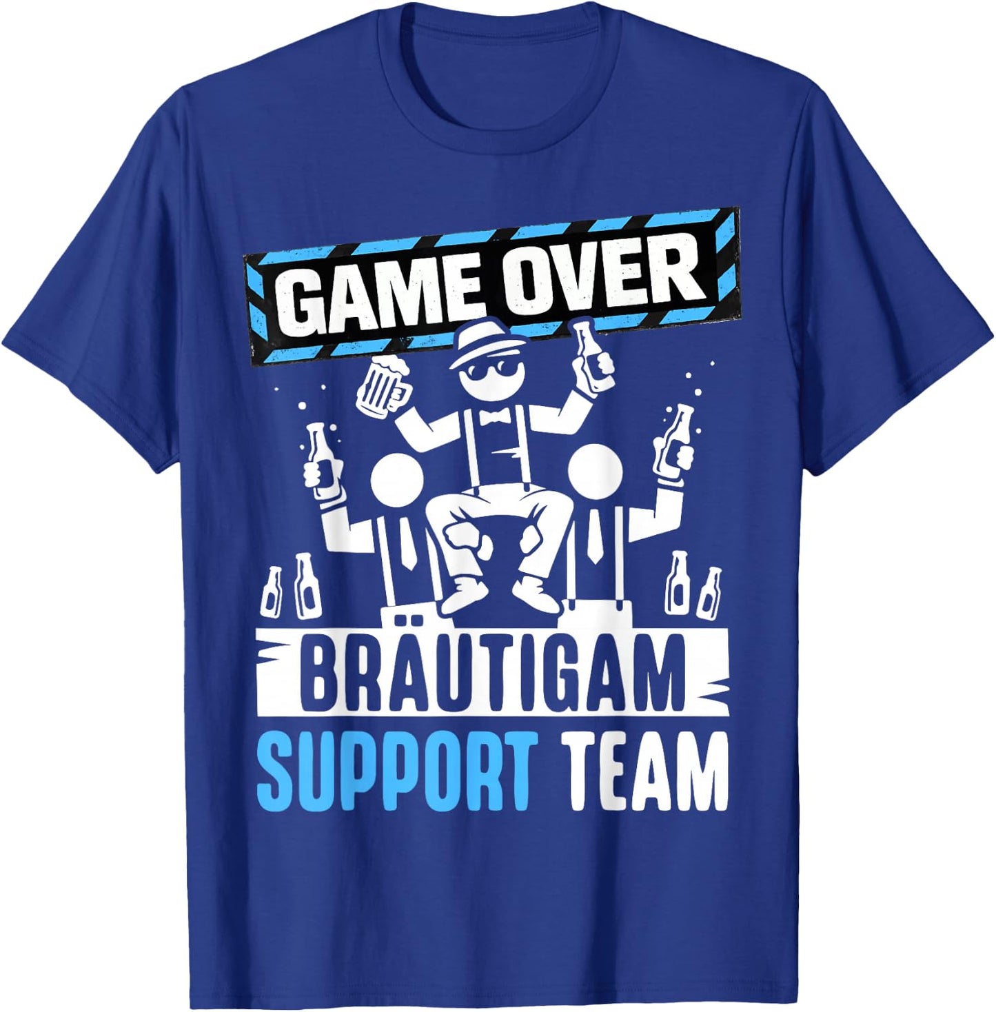 Junggesellenabschied JGA Männer Team Bräutigam JGA T-Shirt - T-Shirt | Royal