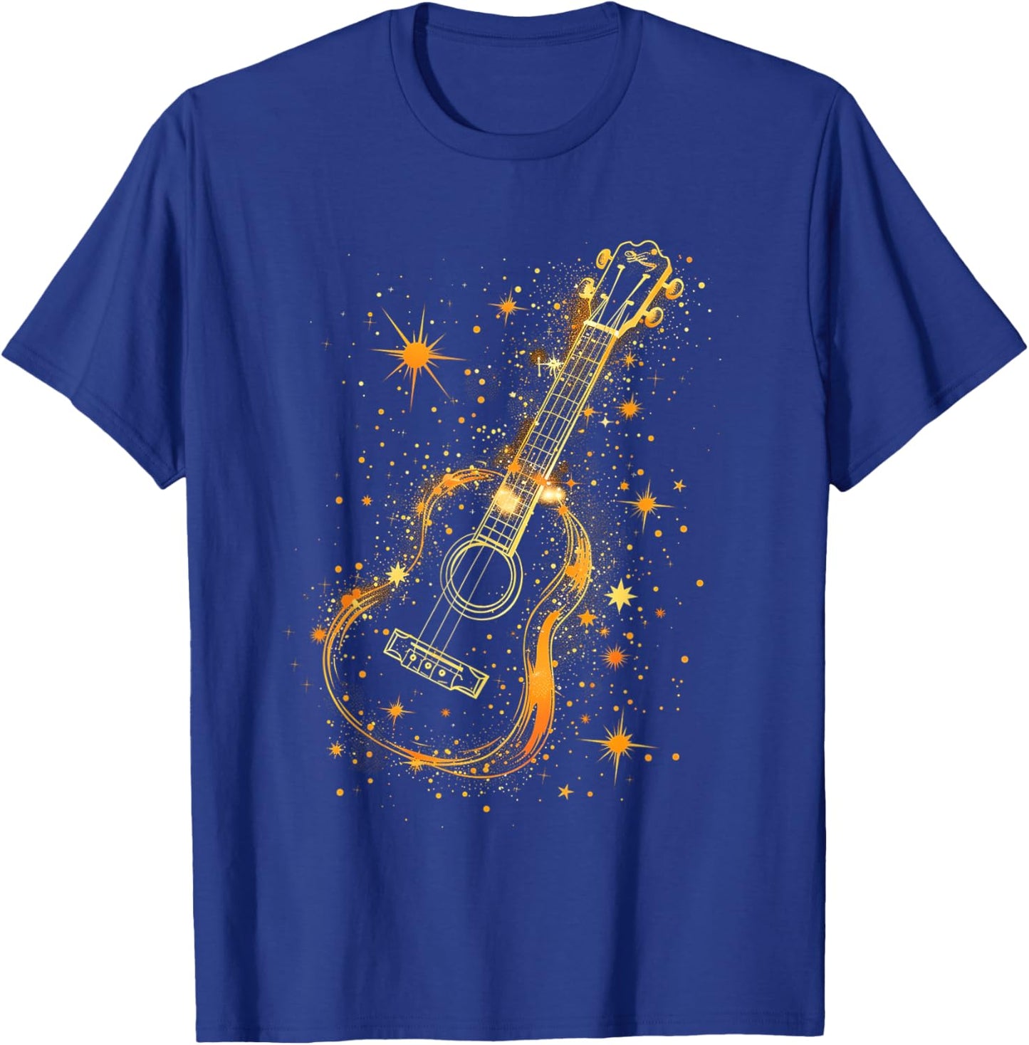 Ukulele Space Stars T-Shirt - T-Shirt | Royal