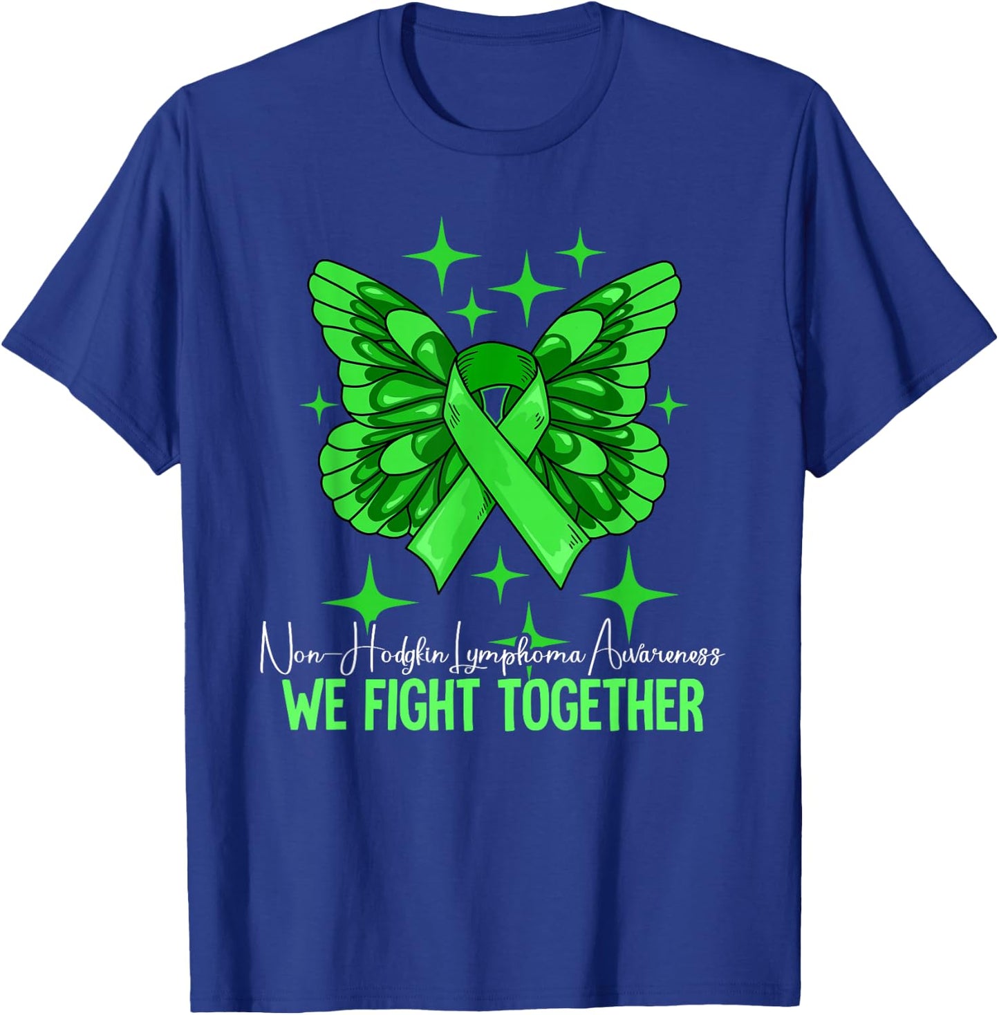 Non-Hodgkins Lymphoma Awareness T-Shirt - T-Shirt | Royal