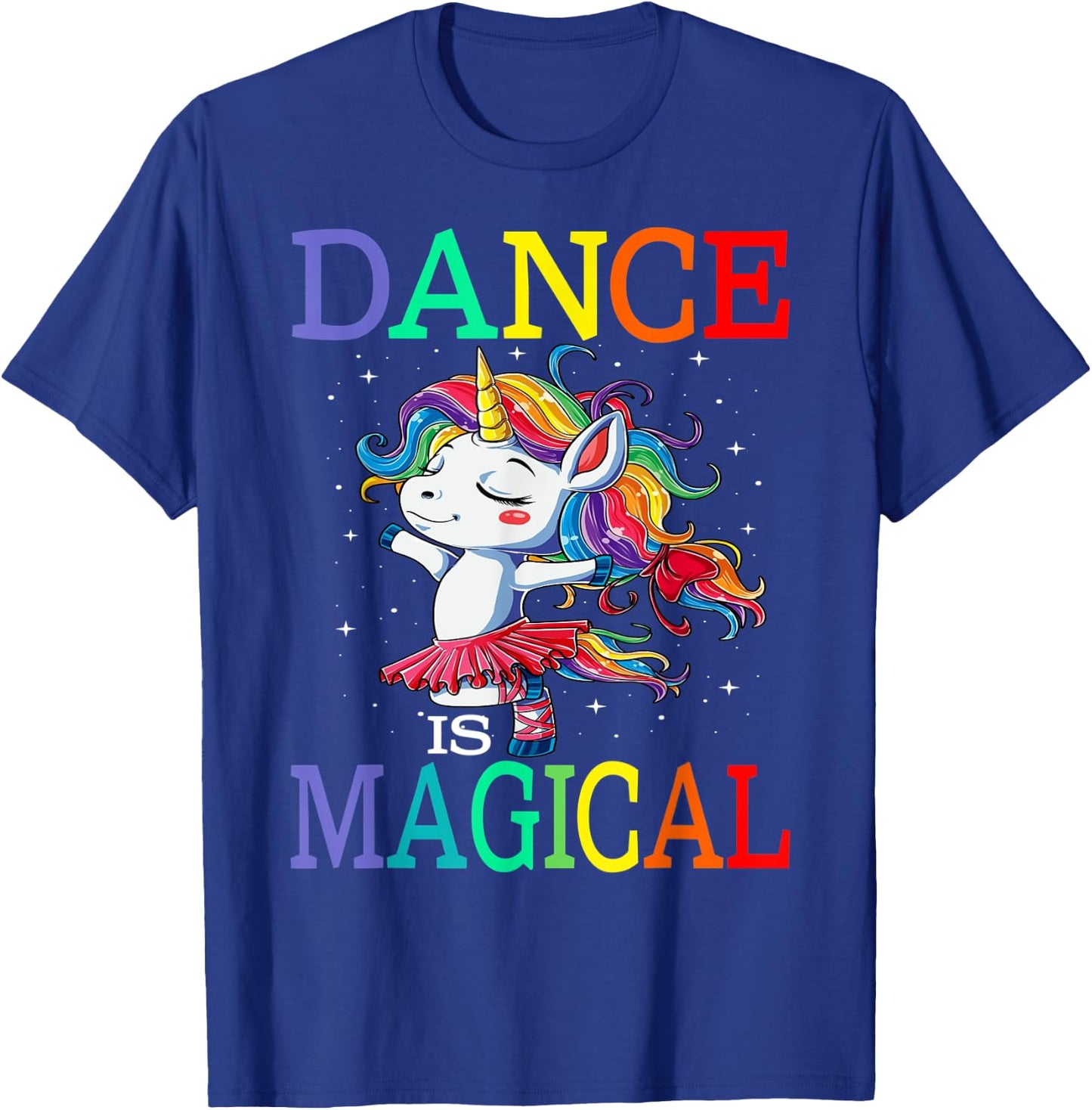 Dance Is Magical Unicorn Back To School T-Shirt - T-Shirt | Royal