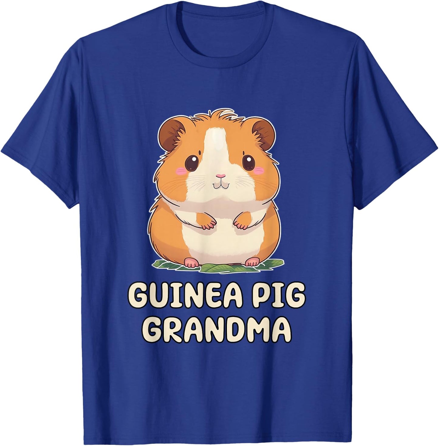 Funny, Cute Guinea Pig Grandma Grandmother Nana T-Shirt - T-Shirt | Royal