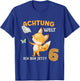 Children's Birthday Shirt 6 Years Boy Girl Fox Ich Bin Six , blue T-Shirt - T-Shirt | Royal