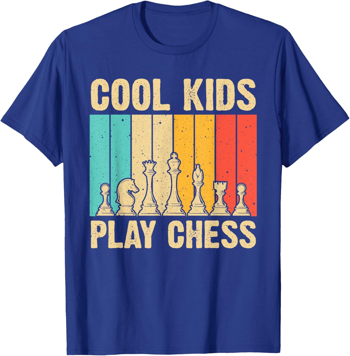 Cool Chess Lover Art For Kids Boys Men Novelty Chess Player T-Shirt - T-Shirt | Royal