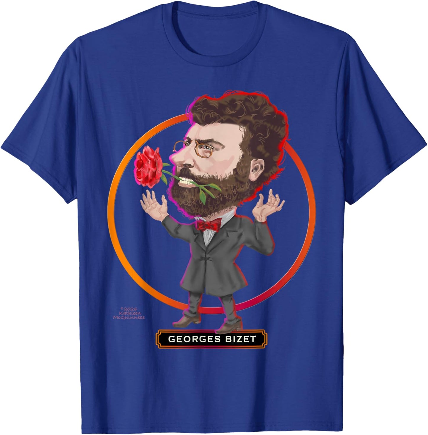 Georges Bizet, French Composer Opera Prodigy Legacy T-Shirt - T-Shirt | Royal