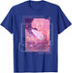 Lofi Japanese Aesthetic Pastel Fantasy Whale In Clouds T-Shirt - T-Shirt | Royal