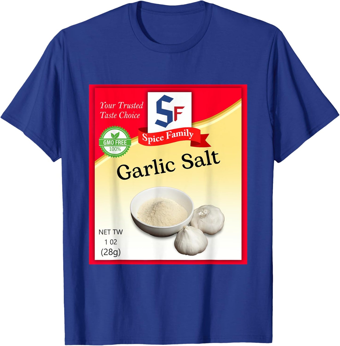 Garlic Salt Condiment Costume Holiday Spice Group Costumes T-Shirt - T-Shirt | Royal