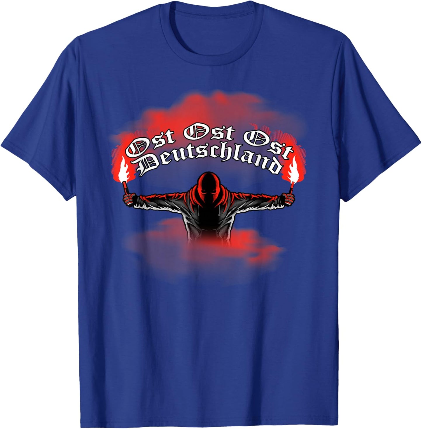 East Germany - Pyrotechnics - Pyro - Bengalo - Red , black T-Shirt - T-Shirt | Royal