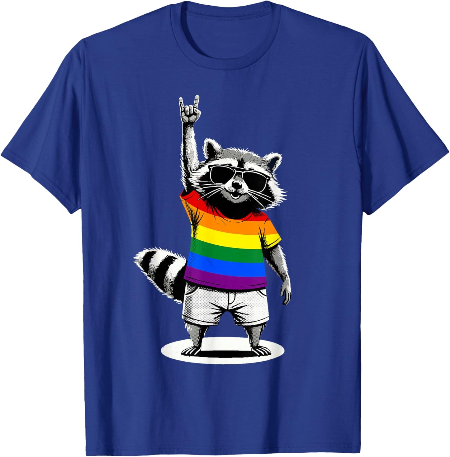 Waschbär LGBTQ Pride Month T-Shirt - T-Shirt | Royal