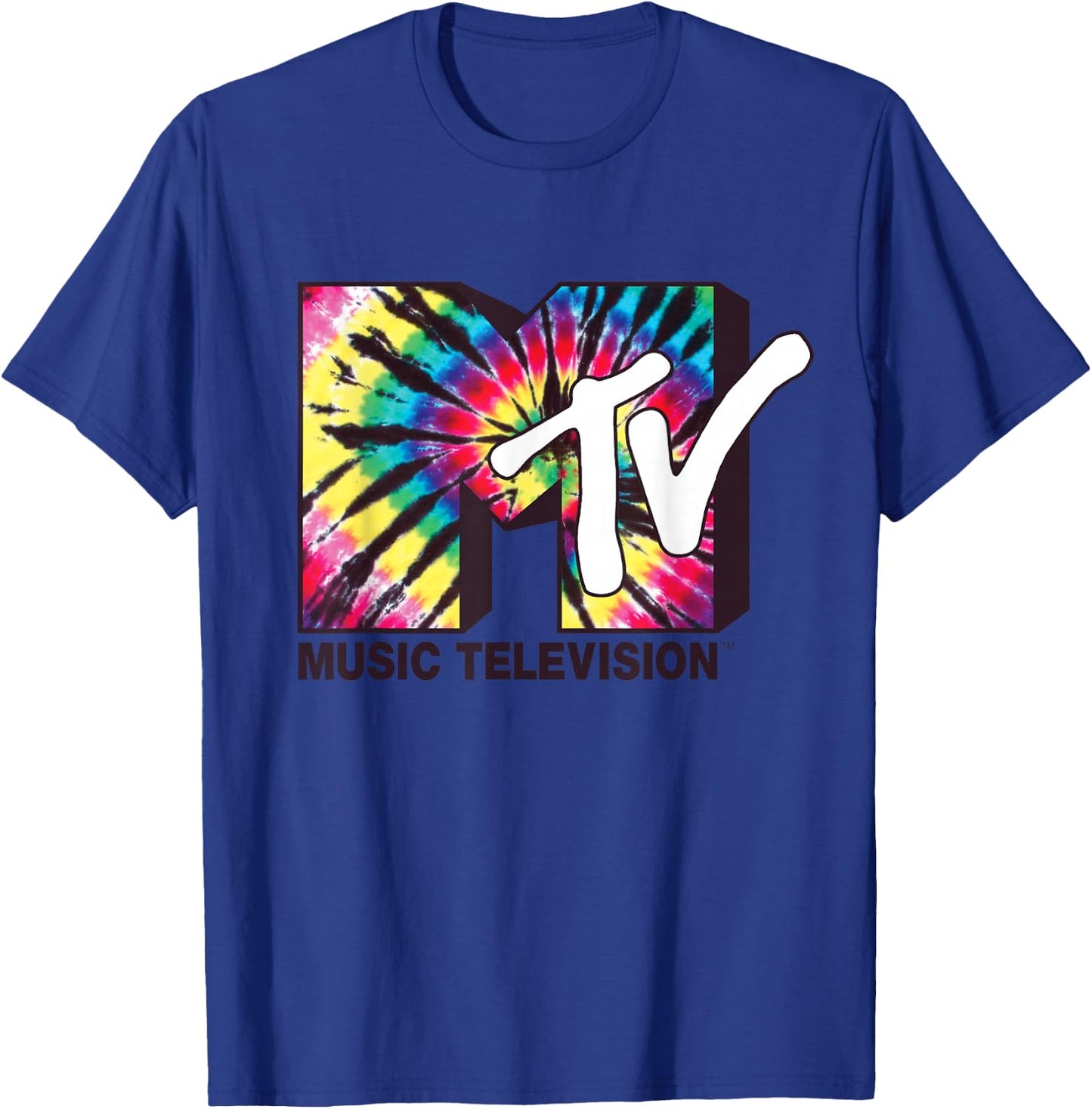 MTV - Tie Dye Logo T-Shirt - T-Shirt | Royal